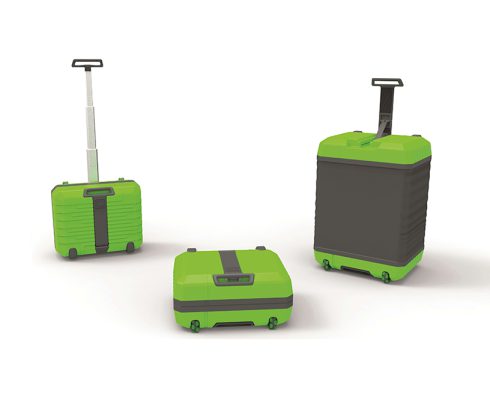A modular suitcase