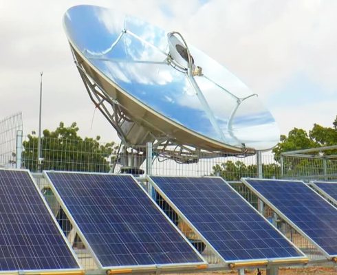 A water purification system that uses solar energy